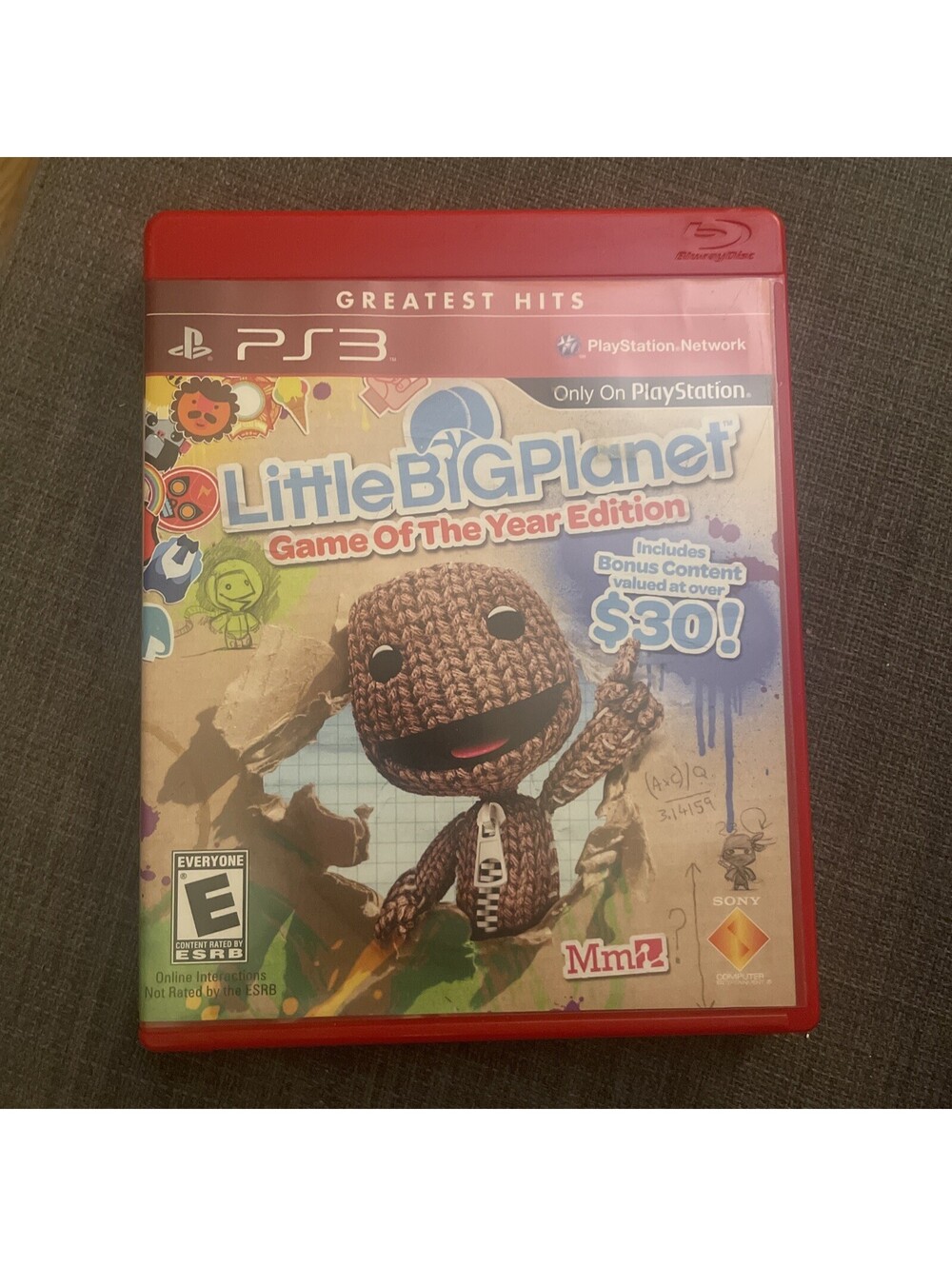 Little Big Planet Game of the Year Edition PS3 Greatest Hits Complete Tested